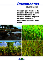 Thumbnail de Protocolo para medições de emissões de gases de efeito estufa em sistemas de produção de arroz irrigado e em áreas sujeitas ao alagamento do solo - Rede Fluxus.