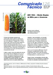 Thumbnail de BRS 1055 - híbrido simples de milho para o Amazonas.