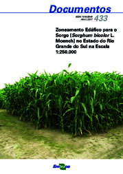 Thumbnail de Zoneamento edáfico para o sorgo (Sorghum bicolor L. Moench) no estado do Rio Grande do Sul na escala 1:250.000.