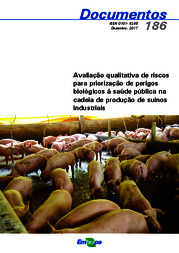 Thumbnail de Avaliação qualitativa de riscos para priorização de perigos biológicos à saúde pública na cadeia de produção de suínos industriais.