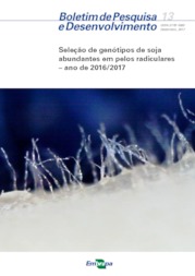 Thumbnail de Seleção de genótipos de soja abundantes em pelos radiculares - ano de 2016/2017.