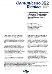 Thumbnail de Caracterização de Cultivares e Clones de Batata quanto ao Formato de Tubérculo, Teor de Matéria Seca e Glicose.