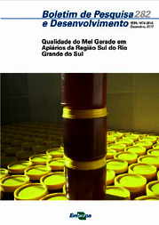 Thumbnail de Qualidade do mel gerado em apiários da região Sul do Rio Grande do Sul.