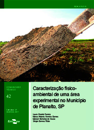 Thumbnail de Caracterização físico-ambiental de uma área experimental no município de Planalto-SP.