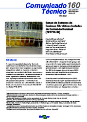 Thumbnail de Banco de Extratos de Enzimas Fibrolíticas Isoladas de Conteúdo Ruminal (BEEFRUM).