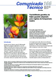 Thumbnail de Variabilidade genética de feijão guandu adaptado para regiões de fotoperíodo neutro.