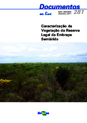 Thumbnail de Caracterização da vegetação da reserva legal da Embrapa Semiárido.