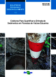 Thumbnail de Coletores para quantificar a entrada de sedimentos em florestas de várzea estuarina.