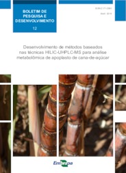 Thumbnail de Desenvolvimento de métodos baseados nas técnicas HILIC-UHPLC-MS para análise metabolômica de apoplasto de cana-de-açúcar.