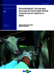 Thumbnail de Recomendações técnicas para execução da inseminação artificial transcervical em caprinos no Brasil.