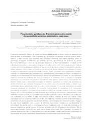 Thumbnail de Prospecção de genótipos de Brachiaria para conhecimento da comunidade bacteriana associada às suas raízes.
