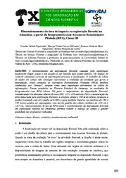 Thumbnail de Dimensionamento da área de impacto na exploração florestal na Amazônia, a partir de fotogrametria com Aeronaves Remotamente Pilotada (RPA), Classe III.