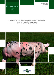 Thumbnail de Desempenho da linhagem de reprodutores suínos Embrapa MS115.