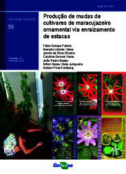 Thumbnail de Produção de mudas de cultivares de maracujazeiro ornamental via enraizamento de estacas.