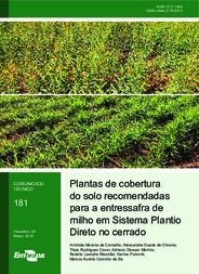Thumbnail de Plantas de cobertura do solo recomendadas para a entressafra de milho em Sistema Plantio Direto no cerrado.