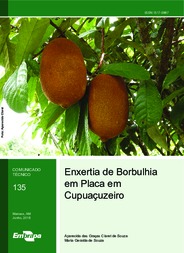 Thumbnail de Enxertia de borbulhia em placa em cupuaçuzeiro.