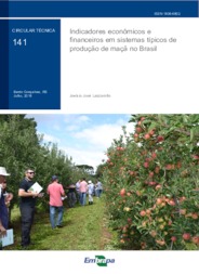 Thumbnail de Indicadores econômicos e financeiros em sistemas típicos de produção de maçã no Brasil.