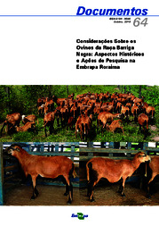 Thumbnail de Considerações Sobre os Ovinos da Raça Barriga Negra: Aspectos Históricos e Ações de Pesquisa na Embrapa Roraima.