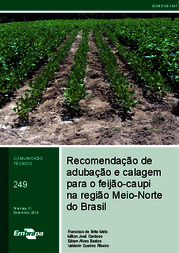 Thumbnail de Recomendação de adubação e calagem para o feijão-caupi na região Meio-Norte do Brasil.