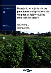 Thumbnail de Manejo do arranjo de plantas para aumento da produtividade de grãos de feijão-caupi no Meio-Norte brasileiro.