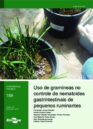 Thumbnail de Uso de gramíneas no controle de nematoides gastrintestinais de pequenos ruminantes.