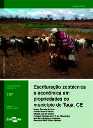 Thumbnail de Escrituração zootécnica e econômica em propriedades do município de Tauá, CE.
