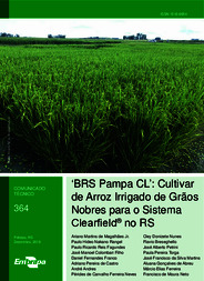 Thumbnail de 'BRS Pampa CL': Cultivar de Arroz Irrigado de Grãos Nobres para o Sistema Clearfield® no RS.