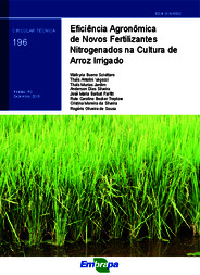 Thumbnail de Eficiência Agronômica de Novos Fertilizantes Nitrogenados na Cultura de Arroz Irrigado.