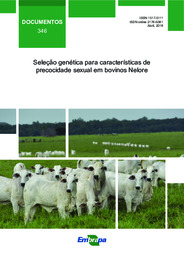 Thumbnail de Seleção genética para características de precocidade sexual em bovinos Nelore.