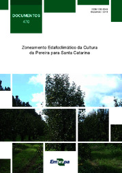 Thumbnail de Zoneamento edafoclimático da cultura da pereira para Santa Catarina Sul.