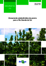 Thumbnail de Zoneamento Edafoclimático da Pereira para o Rio Grande do Sul.