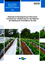 Thumbnail de Resposta do morangueiro por dois ciclos consecutivos: influência da cor dos plásticos de cobertura do túnel baixo e do solo.