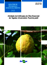 Thumbnail de Atividade antifúngica do óleo essencial de Tagetes minuta sobre Puccinia psidii.