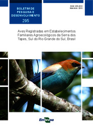 Thumbnail de Aves registradas em estabelecimentos familiares agroecológicos da Serra dos Tapes, sul do Rio Grande do Sul, Brasil.