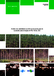 Thumbnail de Análise de viabilidade econômica da produção de eucalipto para energia em Rio Verde, GO.