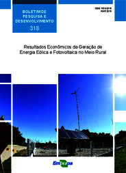 Thumbnail de Resultados econômicos da geração de energia eólica e fotovoltaica no meio rural.