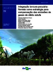 Thumbnail de Integração lavoura-pecuária-floresta como estratégia para compensação das emissões de gases de efeito estufa.