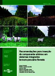 Thumbnail de Recomendações para inserção do componente arbóreo em sistemas integrados lavoura-pecuária-floresta.