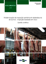 Thumbnail de Modernização da inspeção sanitária em abatedouros de suínos: inspeção baseada em risco: opinião científica.