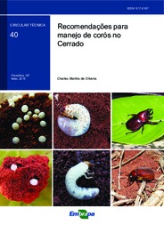 Thumbnail de Recomendações para manejo de corós no Cerrado.