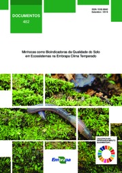 Thumbnail de Minhocas como bioindicadoras da qualidade do solo em ecossistemas na Embrapa Clima Temperado.