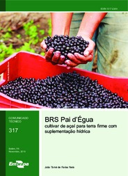 Thumbnail de BRS Pai d'Égua: cultivar de açaí para terra firme com suplementação hídrica.