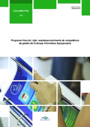 Thumbnail de Programa Hora do Líder: autodesenvolvimento da competência de gestão da Embrapa Informática Agropecuária.