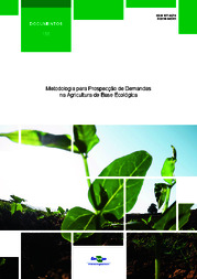 Thumbnail de Metodologia para prospecção de demandas na agricultura de base ecológica.