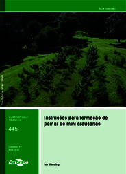 Thumbnail de Instruções para formação de pomar de mini araucárias.