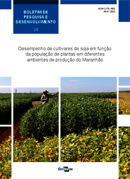 Thumbnail de Desempenho de cultivares de soja em função da população de plantas em diferentes ambientes de produção do Maranhão.
