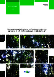 Thumbnail de Biomassa de vegetação arbórea em floresta secundária com a presença de café (Coffea arabica L.), em São Carlos, SP.