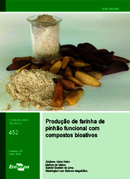Thumbnail de Produção de farinha de pinhão funcional com compostos bioativos.
