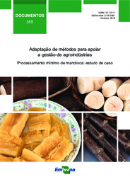 Thumbnail de Adaptação de métodos para apoiar a gestão de agroindústrias: processamento mínimo de mandioca: estudo de caso.