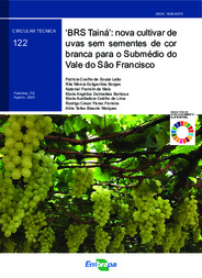 Thumbnail de BRS Tainá: nova cultivar de uvas sem sementes de cor branca para o Submédio do Vale do São Francisco.